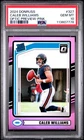 2024 PANINI DONRUSS OPTIC PREV-PINK #327 CALEB WILLIAMS PSA 10