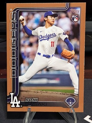 2025 Topps Series 2 Roki Sasaki RC Gold Border /2025 #558 Dodgers 