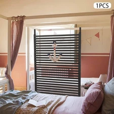 Decorative Privacy Screen for Patio Balcony Backyard Garden, Freestanding, Brown