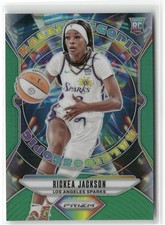2024 Prizm WNBA Rickea Jackson Kaleidoscopic Prizm Green Los Angeles Sparks