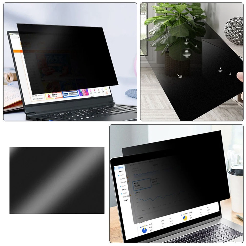 Privacy Film Laptop Screen Install Monitor Computer Peeping Proof - Image 4 of 4