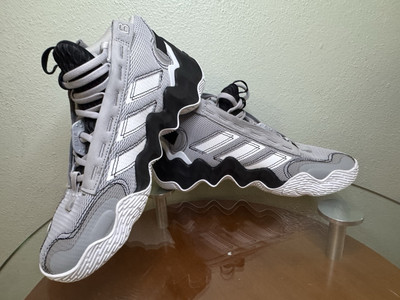 Size 8 - adidas Exhibit B Mid Grey Black W