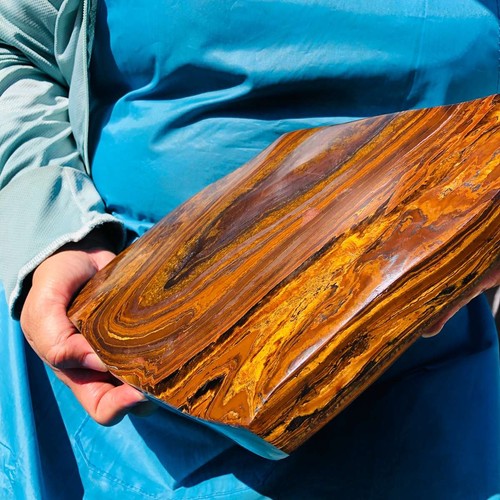 4980g Rare Natural Beautiful Tiger Eye Mineral Crystal Specimen Healing 1252 - Picture 7 of 17