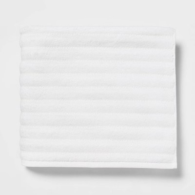 Performance Plus Bath Towel White Striped