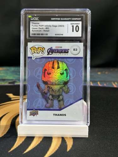 2023 Upper Deck Funko Pop Marvel Infinity Saga Patina Thanos #83 CGC 10
