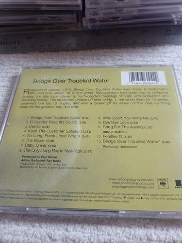 Simon And Garfunkel 2 Cd's Best Of And Bridge Over Troubled Water - Picture 7 of 9