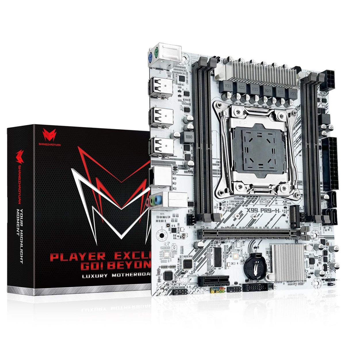 X99 LGA 2011-3 Motherboard for Intel Xeon E5 V3/V4 and Core i7