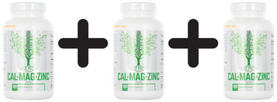 3 x Universal Nutrition Cal Mag Zinc - 100 tabs (119,97 EUR/kg)