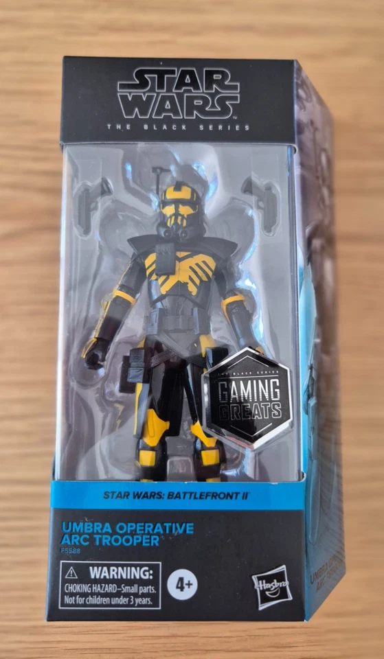 HASBRO STAR WARS THE BLACK SERIES BATTLEFRONT II UMBRA OPERATIVE ARC TROOPER NEW - image 2 of 3