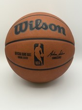 Wilson Official NBA Game Basketball, Leather, Size 7 29.5 authentic NBA