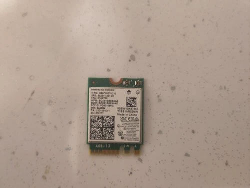 Intel 3168NGW Dual band Wireless WiFi and Bluetooth Card - 802.11ac
