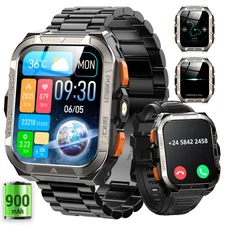 Blackview Military Rugged Smart Watch w/ GPS Position Smartwatch AI Translation