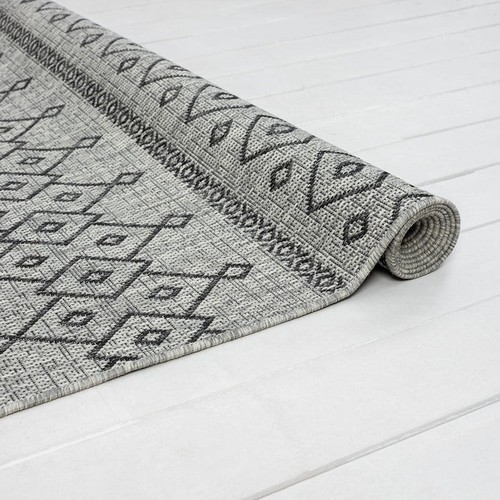 Alfresco 423 Lava Grey Runner Rug - Refined Hallway Rug - Picture 4 of 10