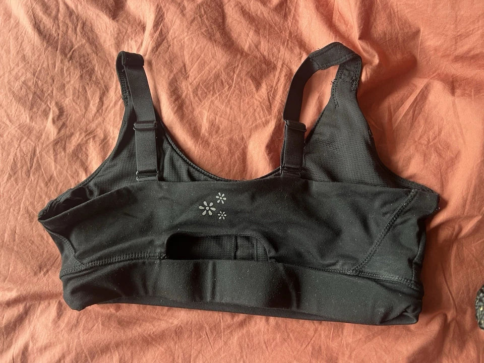 USA PRO Brassière de sport Femme Noir INT S - Photo 2/3