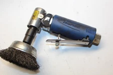 BLUE-POINT TOOLS AT118 90° Angle Mini Air Die Grinder w/METAL ROUND BRUSH