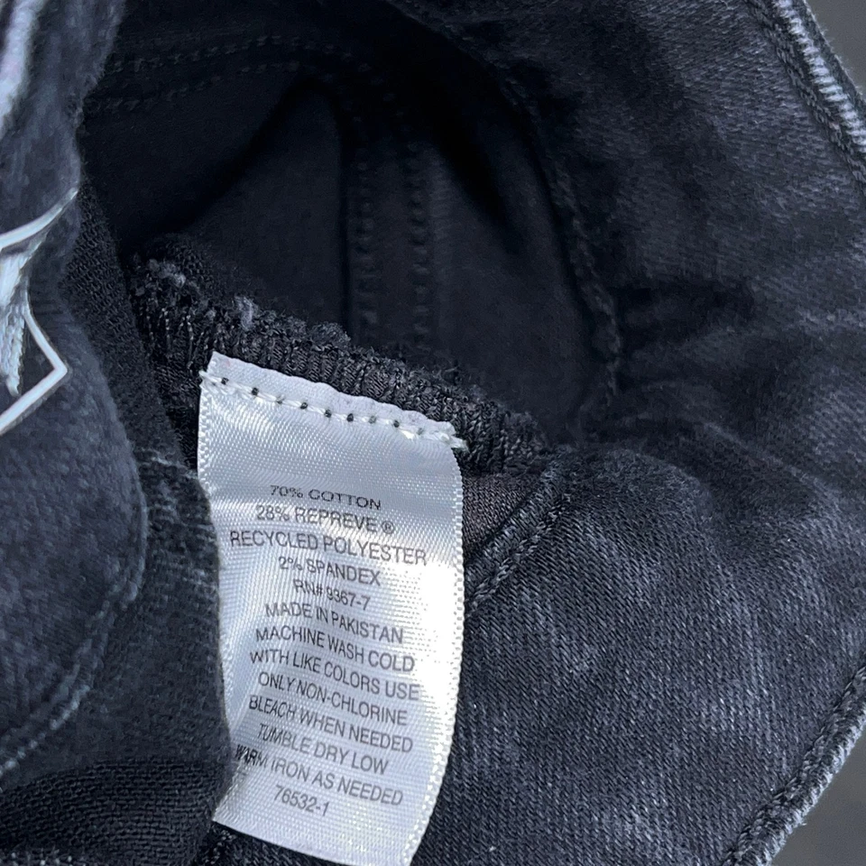 Bermudas vaqueras St John's Bay para mujer talla 4 elásticas negras lavado carbón Foto 4 de 4