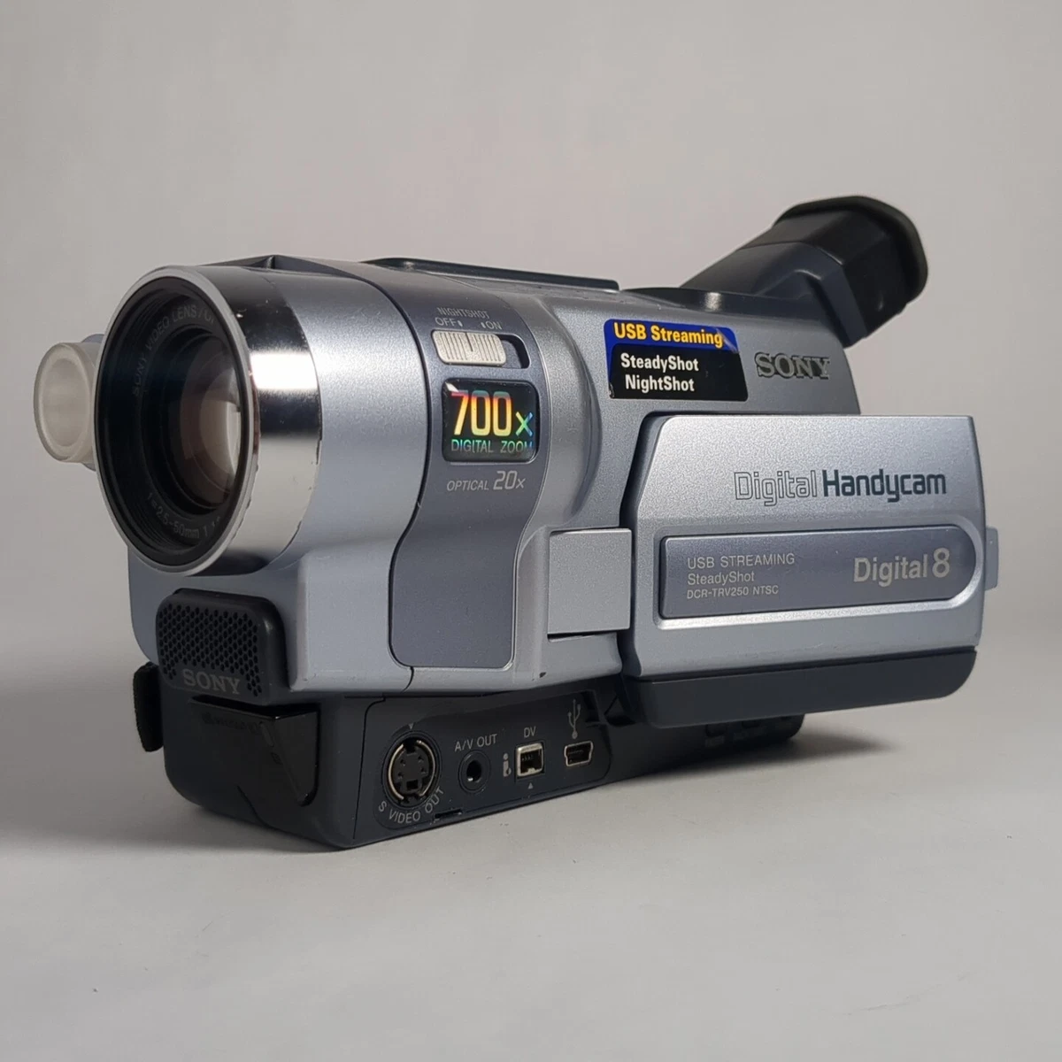 Sony Handycam DCR-TRV250 Camcorder Digital 8 Video Camera Tested