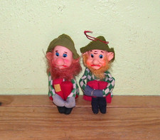 Lot de 2 Trolles Lutins vintage Japan TKR Jestia