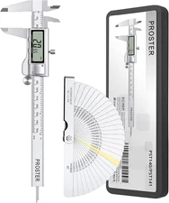 Digital Vernier Caliper 6Inch 150Mm - Electronic Caliper Fraction/Inch/Metric Di