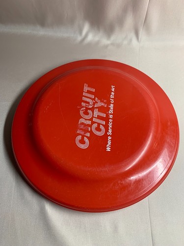 Vintage Circuit City Advertisement Promotional Red Frisbee Style Flying Disc - Picture 4 of 5