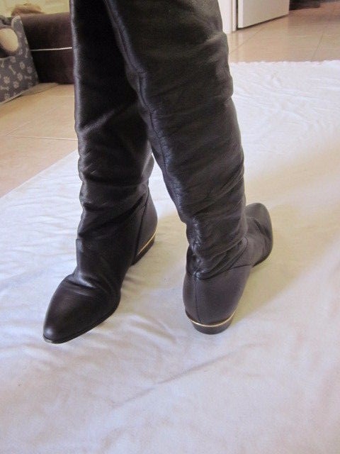 Valerie Stevens Brown Leather Boots | eBay display picture 3