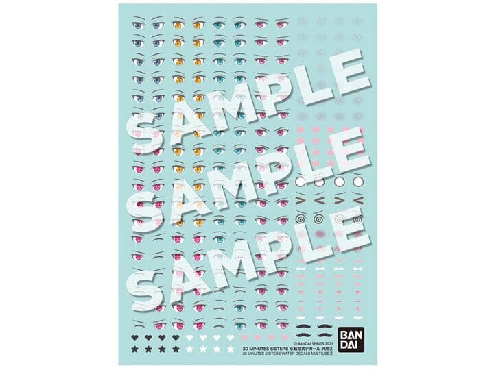 30MS Multiuse 2 Water Slide Decals Sheet Bandai Hobby