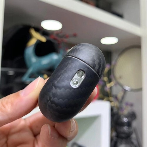 Genuine Real Carbon Fiber Aramid Slim Case for Apple AirPods Pro 2 Hard Cover - Photo 20 sur 26