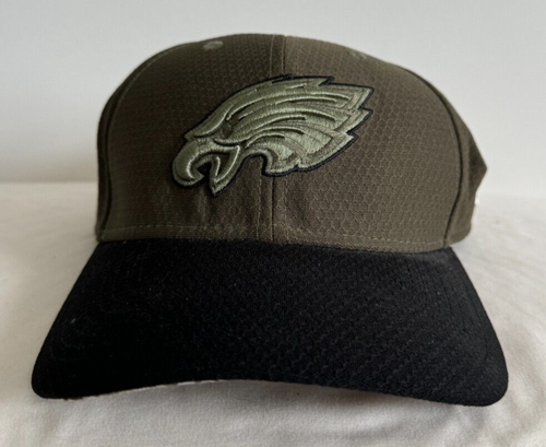 Philadelphia Eagles Mütze/Kappe New Era 3930 Salute to Service grün tarnfarben Größe M-L