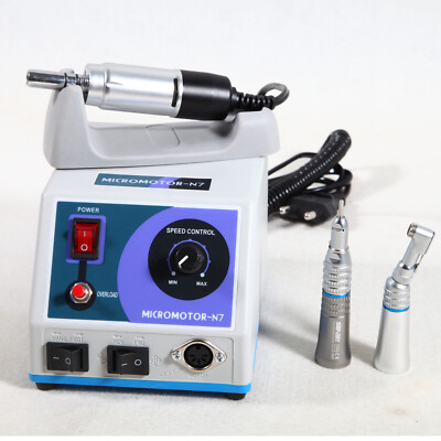 Dental Lab Marathon Electric Micro Motor N7 w/ Contra Angle Straight Handpiece