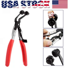 45° Hose Clamp Pliers Car Water Pipe Fuel Coolant Spring Bundle Removal Tools US