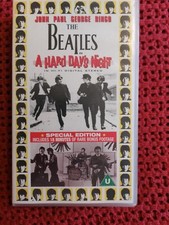 The Beatles In A Hard Days Night.Special edition video .Used good Condition 
