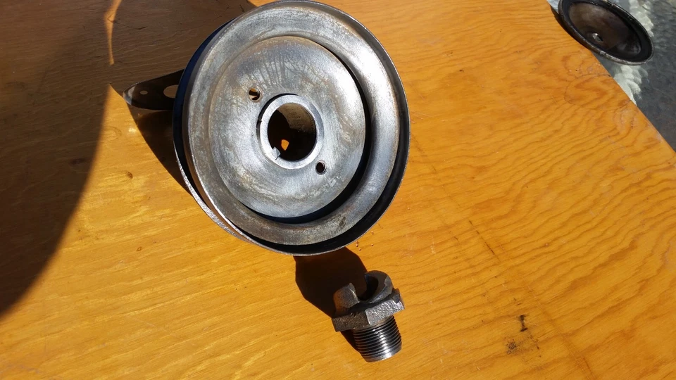 Camión Dodge 1948-1954 1951 1952 1953 cigüeñal polea y tuerca serie B Power Wagon Foto 3 de 4