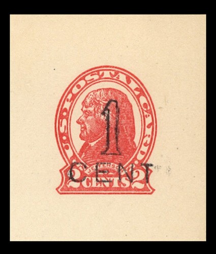 UX32/S44-20 - LITTLE ROCK SURCHARGE - MINT POSTAL CARD - Picture 2 of 2