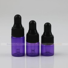 1/2/3/5ml MIX Color Glass Liquid Pipette Bottle Glass Eye Dropper Aromatherapy 