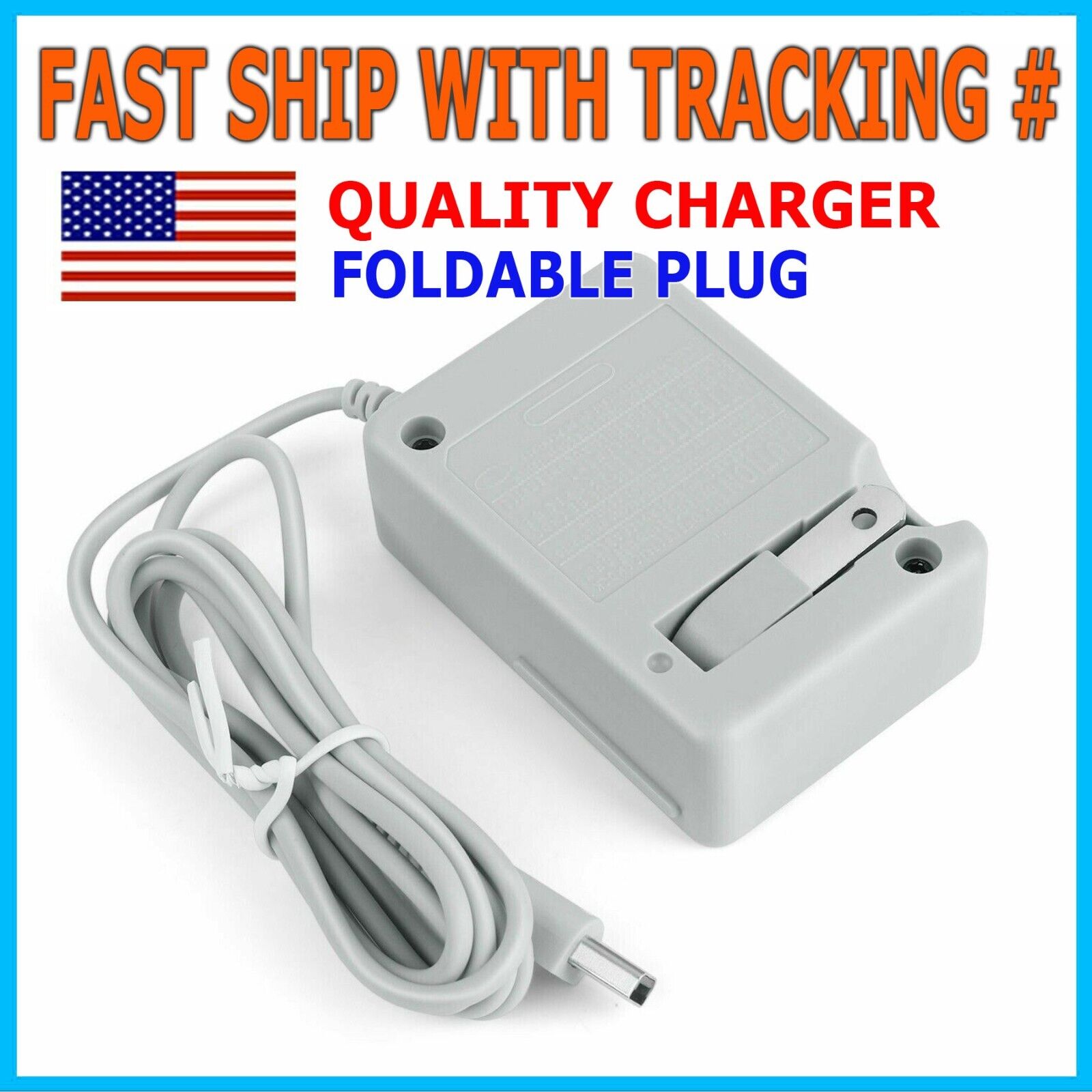 New DSi 2DS 3DS DS XL AC Power Adapter Charger