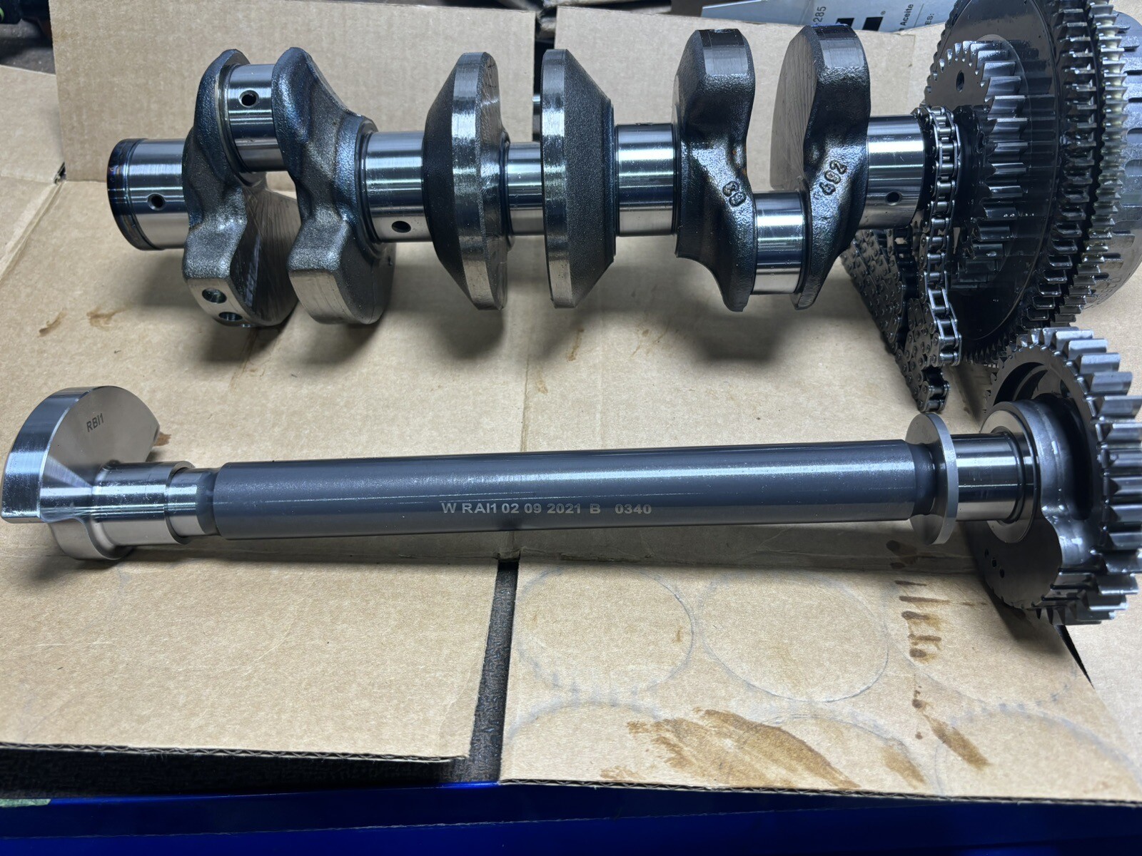 Seadoo 300 OEM Crankshaft W/ Flywheel & Balance Shaft eBay