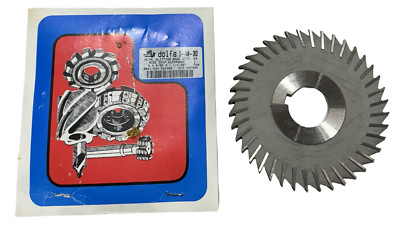 Dolfa 5'' x 5/32'' x 1-1/4'' HSS Metal Slitting Saw with Side Chip Clearance 40T