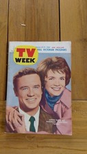Vintage TV Week Magazine 1962 Victoria January 25 Angel