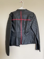 Star Wars Women's Her Universe Jacket Black Kylo Ren Lightsaber Moto Small