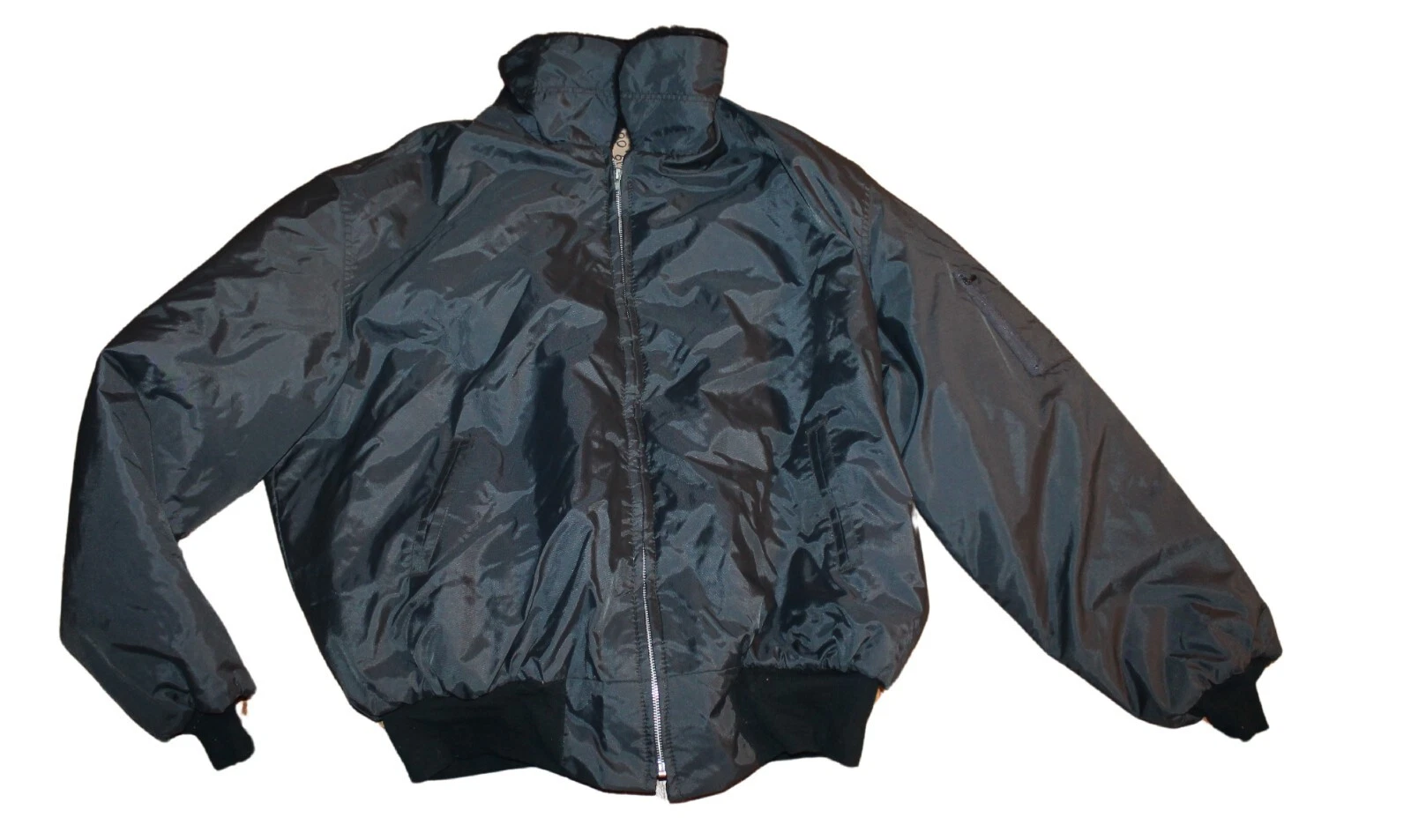 NWT Dupont Holo Fit MEn's Insulated Bomber JAcket Size 4XL Navy Blue Snap'n'wear