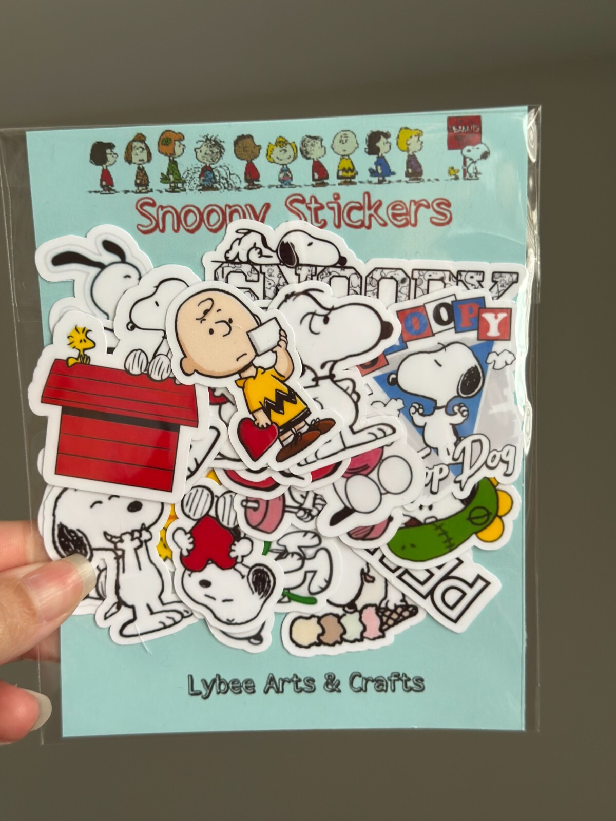 20pcs Snoopy Stickers &ndash; Cute Peanuts Cartoon Vinyl Decals for Laptop Waterproof