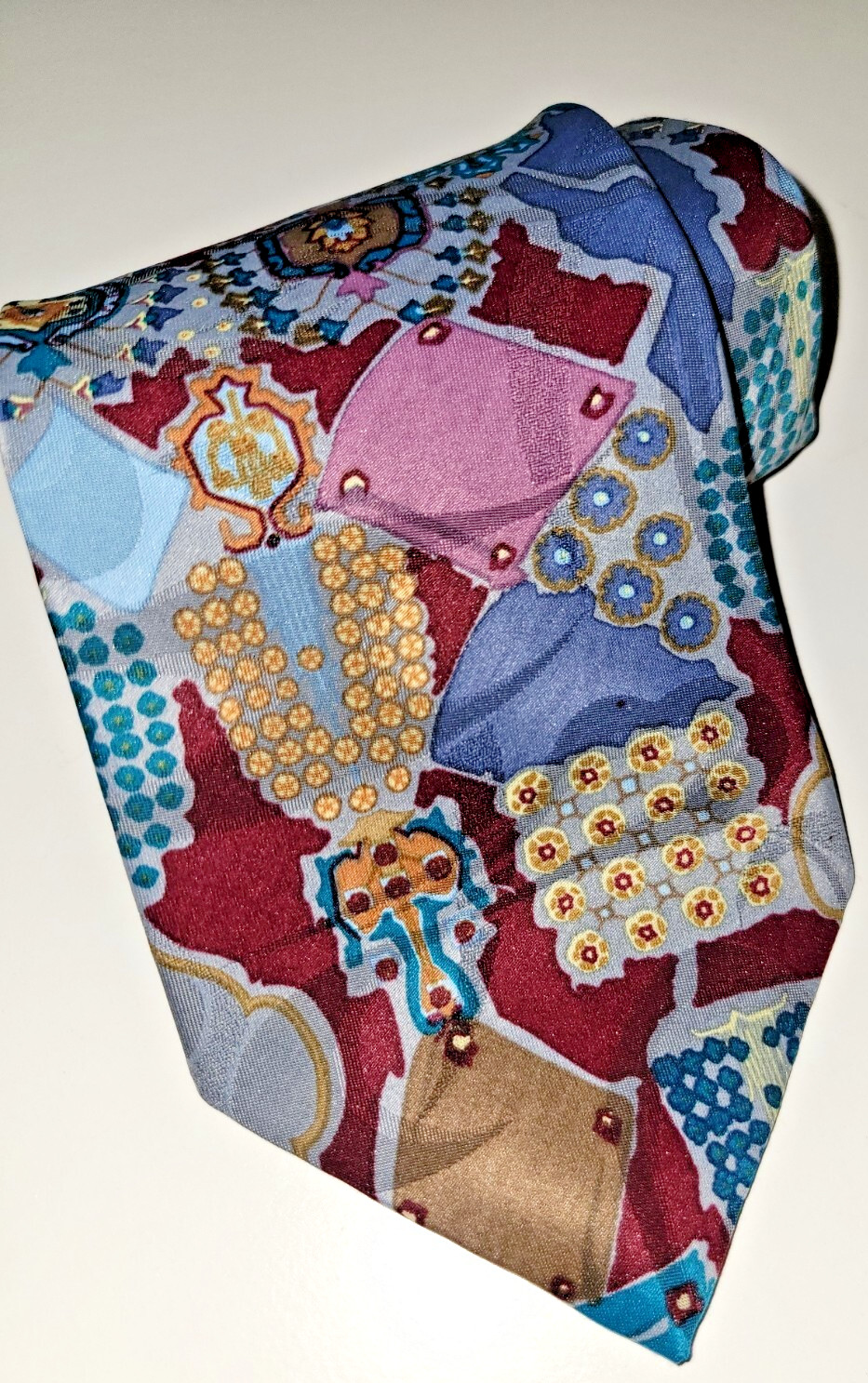 Stanley Blacker Patchwork Necktie Tie Vintage Mul… - image 2