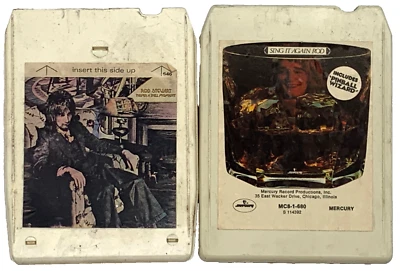 ROD STEWART 8 TRACK LOT OF  2 NEVER A DULL MOMENT / SING IT AGAIN ROD - Bild 1 von 4