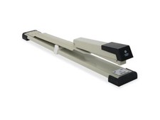 Business Source Stapler Long Reach 20 Sht Cap Putty/Gray/Black 62827