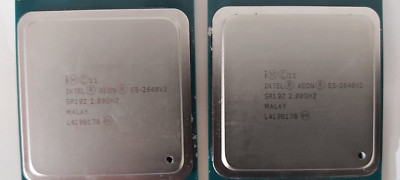 LOT OF 6 SET BOXES OF 2 X INTEL XEON E5 2640 V2 SR19Z 2.00GHZ SERVER CPU USE!!