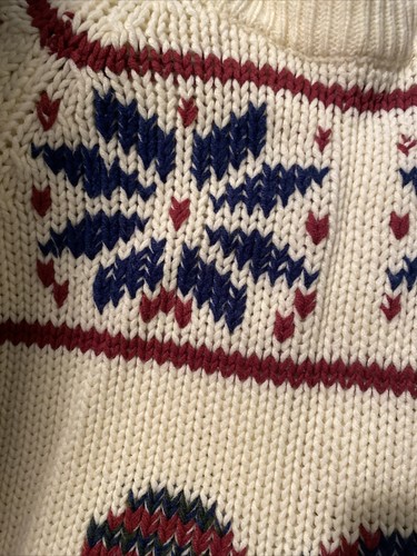Vtg 60s 70s SKI Sweater SIGALLO Acrylic CHILDS M 10/12 - Picture 8 of 8