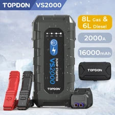 TOPDON VS2000 2000 Peak Amp Safe Lithium Jump Starter Battery Booster Power Bank
