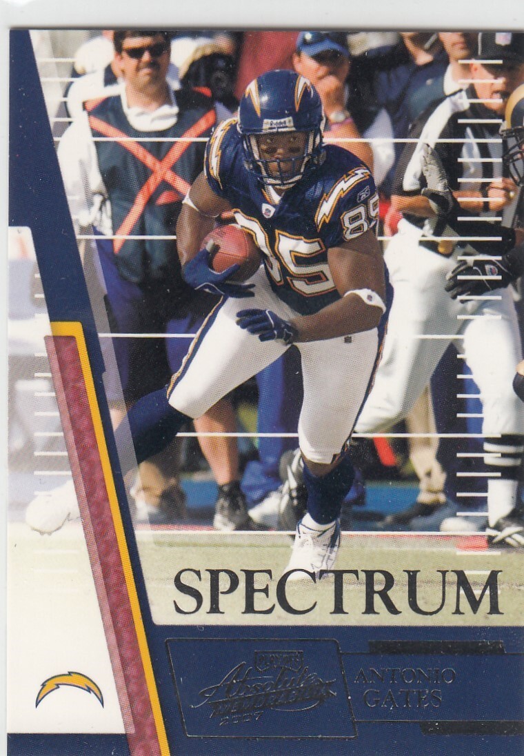 2007 Antonio Gates Playoff Absolute Memorabilia SPECTRUM /100 - #150 Chargers