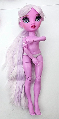 Shadow High Series 3 LAVENDER LYNN Nude Doll - Picture 2 of 3