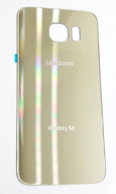 Cubierta trasera de vidrio de batería DORADA para Samsung S6 G920 ~ ¡Todos los portadores!! Foto 3 de 4